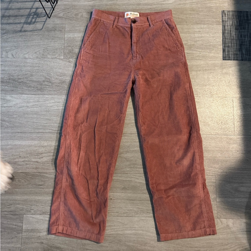 Women’s Corduroy Pants - Rust/Rose